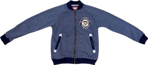 Pittsburgh Penguins Mitchell &amp; Ness Men's Blue Intrasquad Track Jacket - Large