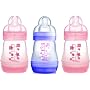 MAM 160ml Ultivent Bottle Triple Pack (Pink)