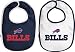 Baby : Buffalo Bills Newborn 6-9 mos. 2-Pc Team Bib Set