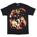MARVEL "IRON MAN IN FIRE" T Shirt Licensed