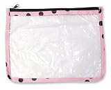 Clear Pouch w/ Binding in Maya Print