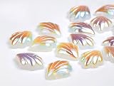  : Schmucksteine 13x17mm (White Opal AB), 30 Stück