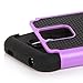 Galaxy S5 MINI Case, E LV Galaxy S5 MINI Case - Shock-Absorption / High Impact Resistant Hybrid Dual Layer Armor Defender Full Body Protective Case Cover for Samsung Galaxy S5 MINI SM-G800 with 1 Stylus and 1 E LV Microfiber Digital Cleaner (Purple)