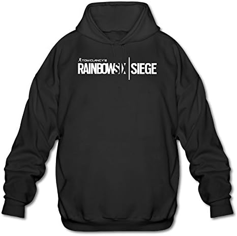 RORTTB Tom Clancys Rainbow Six Siege Men's Graphic Hoodie Coat Black