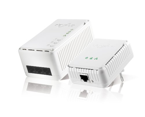 devolo 1411 - Pack de 2 adaptateurs CPL (dLAN 200 AV Wireless N Starter Kit) : 3 ports Fast Ethernet / Wifi