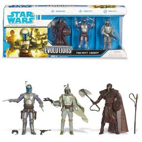 Childrens Toyshop  Toys : Star Wars Evolutions 3 Pack: The Fett Legacy