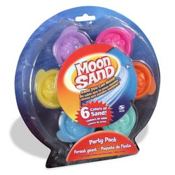 Childrens Toyshop  Toys : Moon Sand Party Pack - Six Colors