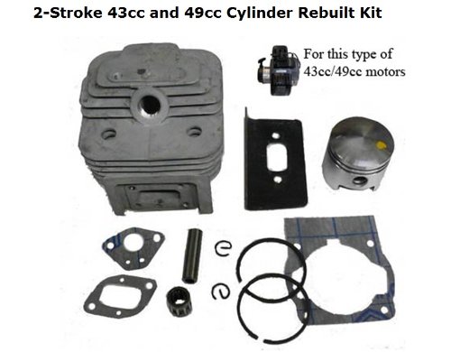 X1 X2 X7 49CC POCKET BIKE GAS SCOOTER ENGINE REBUILD KIT On Sale