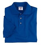 Jerzees Adult 6 oz. 100% Cotton Jersey Men's Golf Shirt (XL / ROYAL)