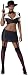 Adult Sexy Gangter Moll Halloween Costume (Small)