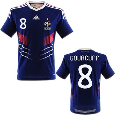Frankreich Gourcuff Trikot Home 2010, Größen: 176 Kids