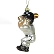 Detroit Tigers MLB Blown Glass Batter Ornament (4" Caucasian)