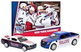 New York Rangers 1:64 2008-09 Home & Road Ford SVT & Mustang with Card
