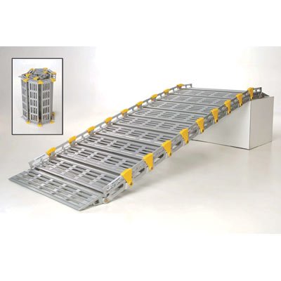 Roll-A-Ramp Roll-Away Ramp - Up to 38in. Rise, 875-Lb. Capacity, 10ft.L x 30in.W, Model# A13009A19