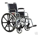 Everest & Jennings 20 Wheelchair w/ Removable Arms and Elevated Legrests