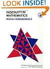 Ingenuity in Mathematics (Anneli Lax New Mathematical Library)