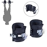 Homcom Gravity Inversion Boots Heavy Duty ABS Back Stomach Core Exerciser Home & Gym Fitness