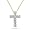 10k Yellow Gold Diamond Cross Pendant (1/10 cttw, I-J Color, I2-I3 Clarity)
