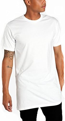 Cattle Clothing men's Street Dance Hip Hop Rap T-Shirts US size (S, WHITE)