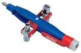 Knipex WZ KN 49 Stift-Schaltschrank-Schl&uuml;ssel im Kugelschreiberformat und Befestigungsclip