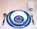 CHICAGO CUBS Kids Toddler DINNERWARE Plate Cup Etc Set