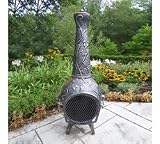 Oakland Living Leaf Chimenea 45 Medium With Grill