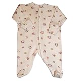 HALO 100% Organic Cotton Coverall - Tea Cup, 3-6 months