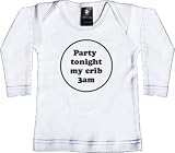 Rebel Ink Baby Infants' Party Tonight My Crib 3 AM Long Sleeve Tee T-Shirt