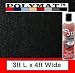 1 (313) Glue + 3ft *4ft Wide Polymat Black Speaker Box Carpet Cabinet Enclosure Carpet Truck Car Trunk Liner, Dash Cover, Interior Headliner Carpet