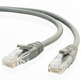 Mediabridge - Grey RJ45 Computer Networking Cat5e Ethernet Patch Cable - (50 Feet)