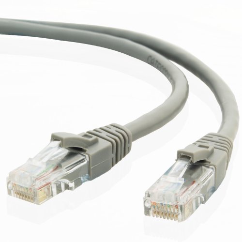 Mediabridge - Grey RJ45 Computer Networking Cat5e Ethernet Patch Cable - (100 Feet)