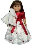 Doll Clothes for American Girl Dolls - Elegant Doll Dress and Cape - Complete Outfit