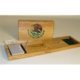 Mexico Coat of Arms Cribbage Board