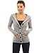 PattyBoutik Women's Wool Blend Hooded Cable Cardigan