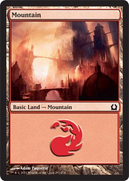 Magic: the Gathering - Mountain (267) - Return to Ravnica - Foil