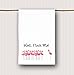 Well Flock Me Pink Flamingo Tea Towel