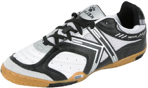Kelme Michelin Star360 Indoor Soccer Shoes (White/Black)