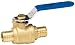 Homewerks 111-5-12-12 No-Lead Standard Port Ball Valve with 1/4-Turn, PEX x PEX, Brass, 1/2-Inch