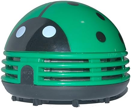 Blackcell Mini Table Dust Vaccum Cleaner Beetles Prints Design (Green)