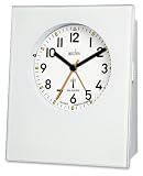 Acctim 71392 Edge Alarm Clock, White