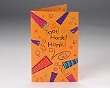 Ready Set Blow Party Horn Birthday Card