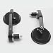 Magideal 1Pair Aluminum Motorcycle Rearview Mirrors Round Handle Bar End 7/8" Silver RS.780.00