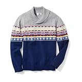 オールドネイビー OLD NAVY/ ショール-カラーフェアアイルセーター マルチ フェアアイル トップスニット L【並行輸入】