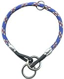 Mountain Rope Choke Collar 20 Inch - Hawaiian Blue - Medium Dog