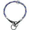 Mountain Rope Choke Collar 18 Inch - Hawaiian Blue - Medium Dog