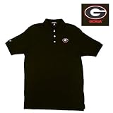 Georgia Bulldogs NCAA Classic Pique Polo Shirt (Black)
