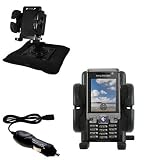 Sony Ericsson C702c Auto Bean Bag Dash Holder with Car Charger - Uses Gomadic TipExchange