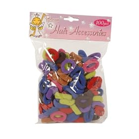 Princess - 5483 - Elastique de Cheveux - Medium Assortiments - 100 Pi�ces