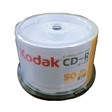 KODAK 52倍速対応 CD-R ワイドエリアプリンタブル スピンドルケース 50枚パック KD CD-R 52X 50P
