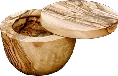 Berard 90070 French Olive-Wood Handcrafted Salt Keeper